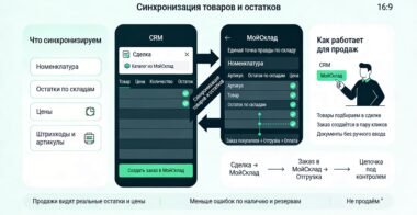 Интеграция с МойСклад: заказы, остатки, номенклатура